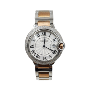 Cartier Ballon Doré & Argent Diamant